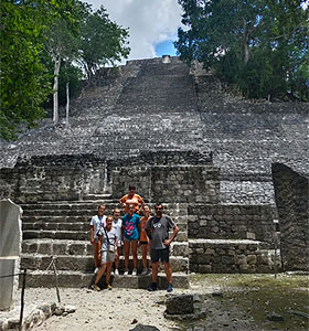Calakmul mayan ruins